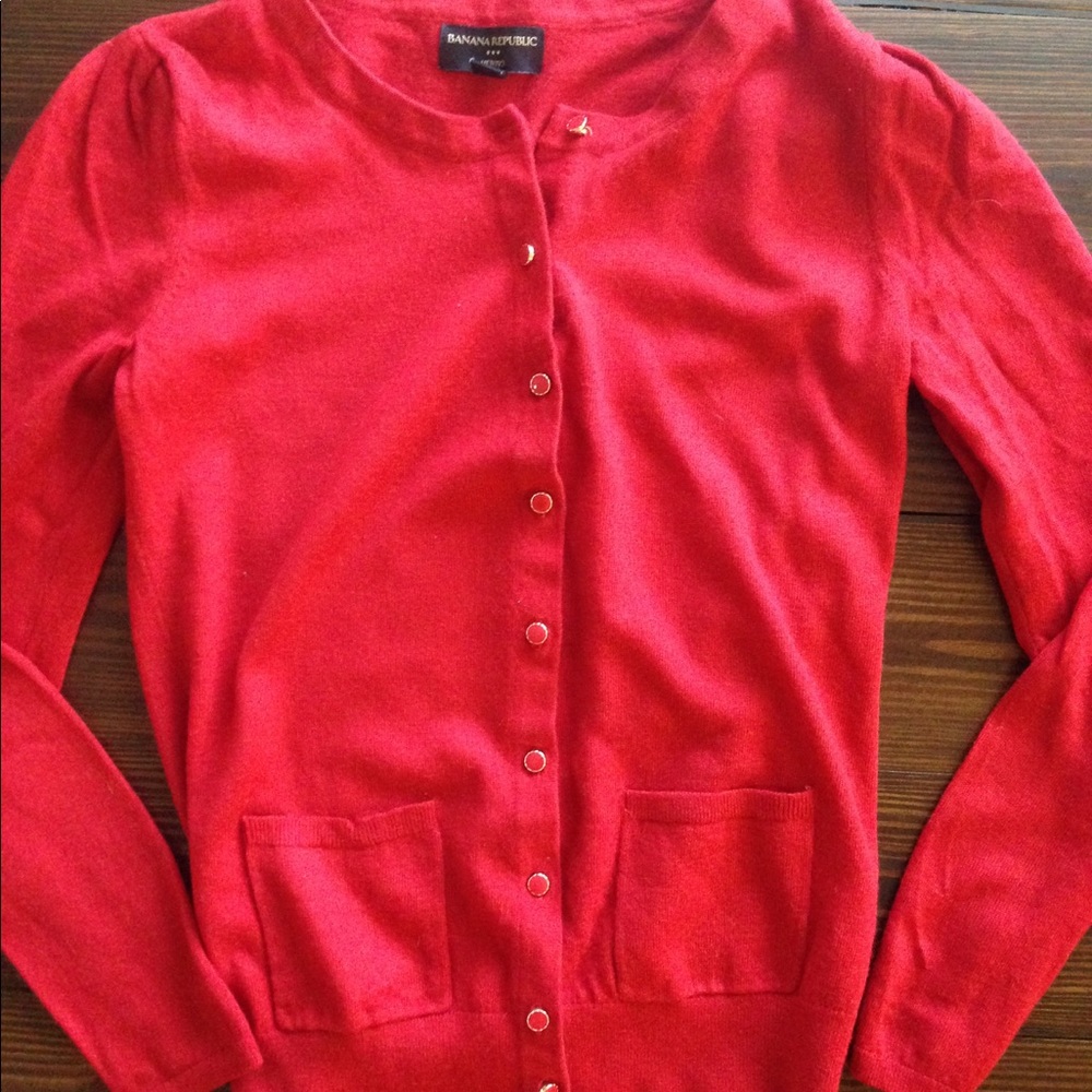 Red Banana Republic cardigan